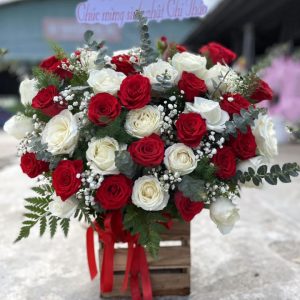giỏ hoa sinh nhật mẹ