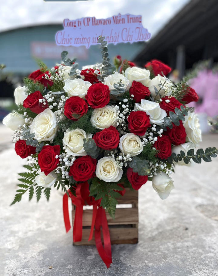giỏ hoa sinh nhật mẹ