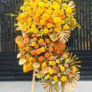 kệ hoa khai trương
