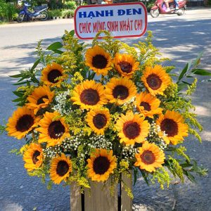 giỏ hoa sinh nhật nam