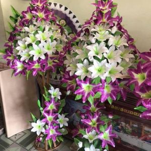 vòng hoa nhựa đám tang
