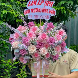 giỏ hoa giỏ hoa sinh nhật đẹp