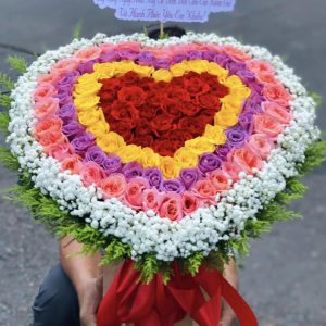 giỏ hoa sinh nhật tặng người yêu