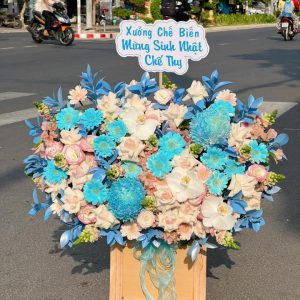 giỏ hoa khai trương, hoa khai trương đẹp