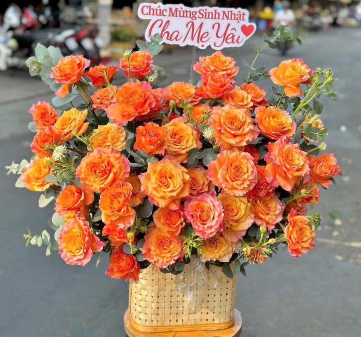 giỏ hoa khai trương, hoa khai trương đẹp