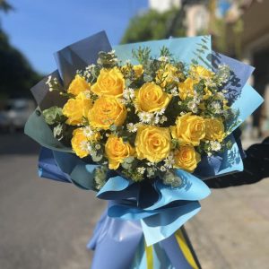 bó hoa tốt nghiệp cho nam