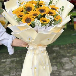 bó hoa hướng dương, bó hoa hướng dương đẹp