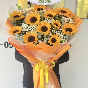 bó hoa tốt nghiệ tặng nữ