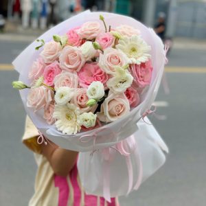 bó hoa đẹp, bó hoa hồng đẹp, bó hoa sinh nhật đẹp