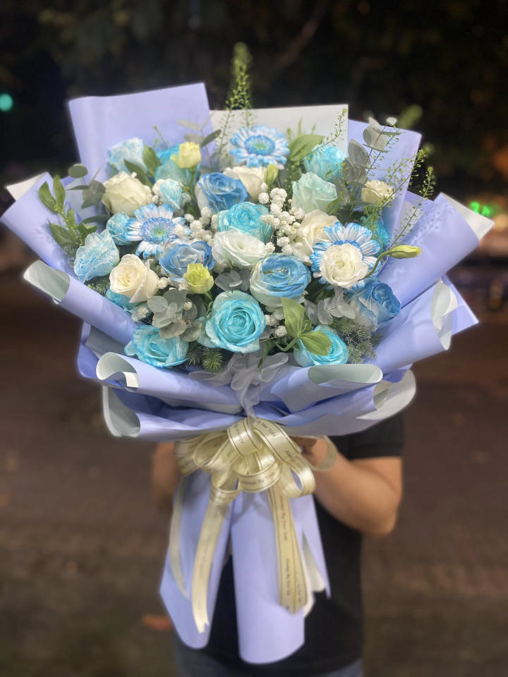 bó hoa tốt nghiệp cho nam