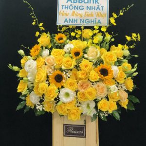 Giỏ hoa sinh nhật nam