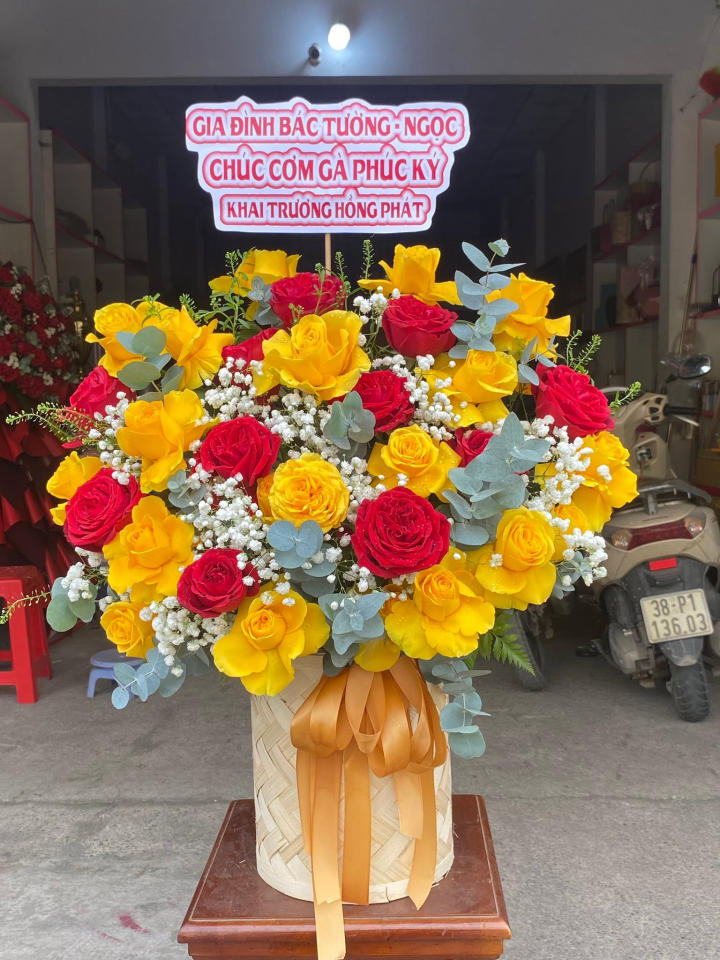 Giỏ Hoa 8/3