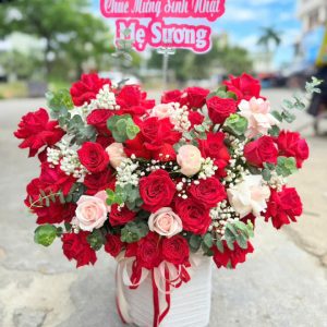 Giỏ hoa sinh nhật mẹ