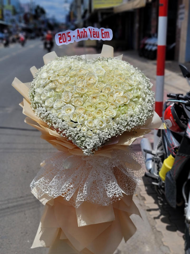 Bó Hoa Ohara Trắng