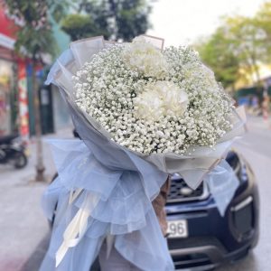 bó hoa baby đẹp, bó hoa baby