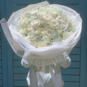bó hoa ohara trắng