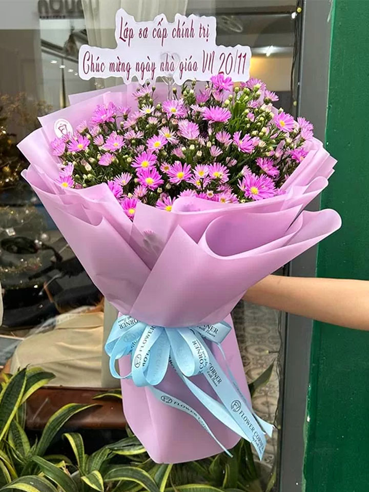 bó hoa thạch thảo đẹp, bó hoa thạch thảo