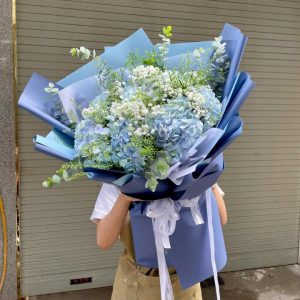 bó hoa đẹp, bó hoa cẩm tú cầu đẹp