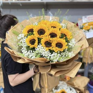 bó hoa hướng dương, bó hoa hướng dương đẹp