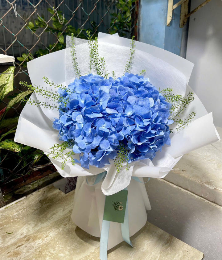 bó hoa đẹp, bó hoa cẩm tú cầu đẹp