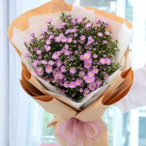 bó hoa thạch thảo đẹp, bó hoa thạch thảo