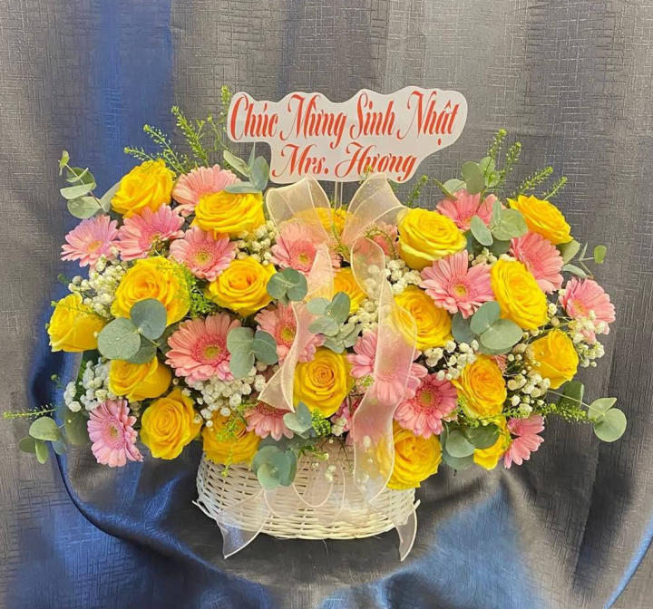hoa sinh nhật tặng vợ