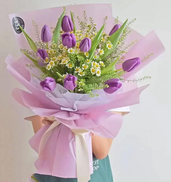 bó hoa tulip, bó hoa tulip đẹp