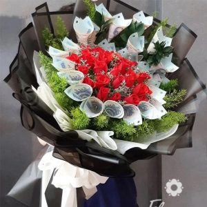 bó hoa tiền