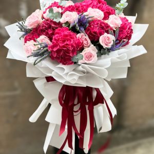 bó hoa đẹp, bó hoa cẩm tú cầu đẹp