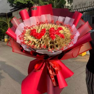 bó hoa tiền