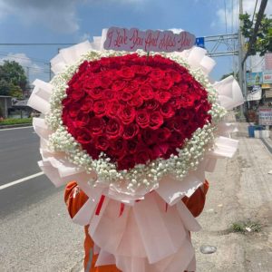 bó hoa 14/2, bó hoa 14/2 đẹp