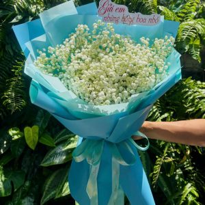 bó hoa đẹp, bó hoa baby đẹp, bó hoa baby sinh nhật