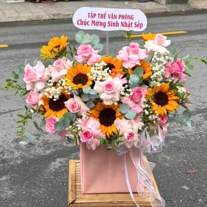 Giỏ hoa 14/2