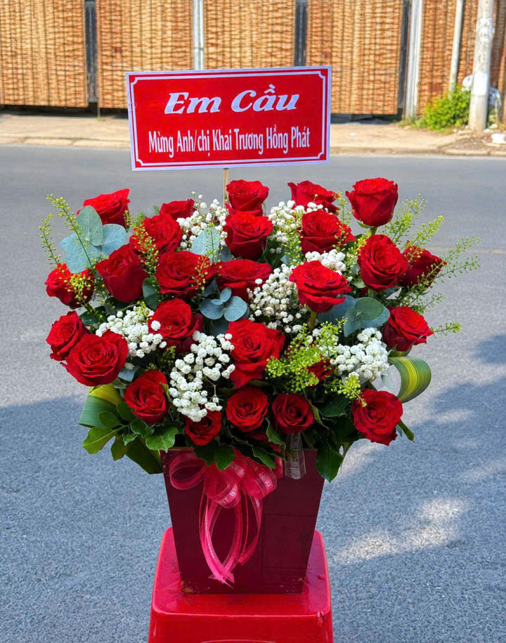giỏ hoa, hoa sinh nhật đẹp