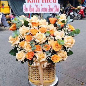 giỏ hoa sinh nhật nam