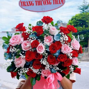 Giỏ hoa 20/10
