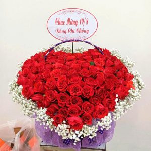 giỏ hoa 8/3