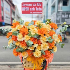 Giỏ hoa 20/10