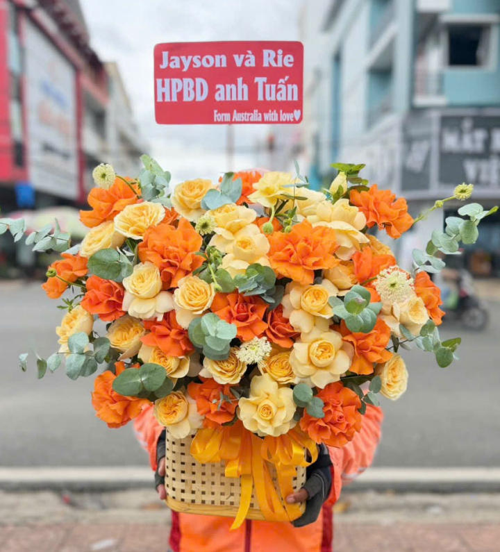 Giỏ hoa 20/10