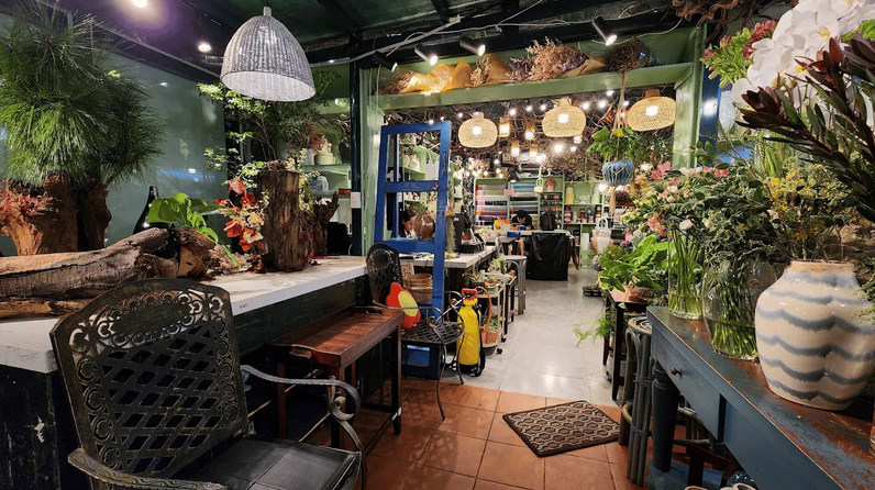 Không gian shop hoa tươi quận 2 của Spring Flowers and Decor