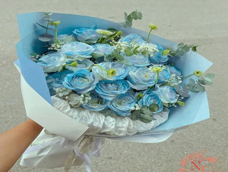 Mẫu bó hoa tươi được thiết kế tại Linh Flower