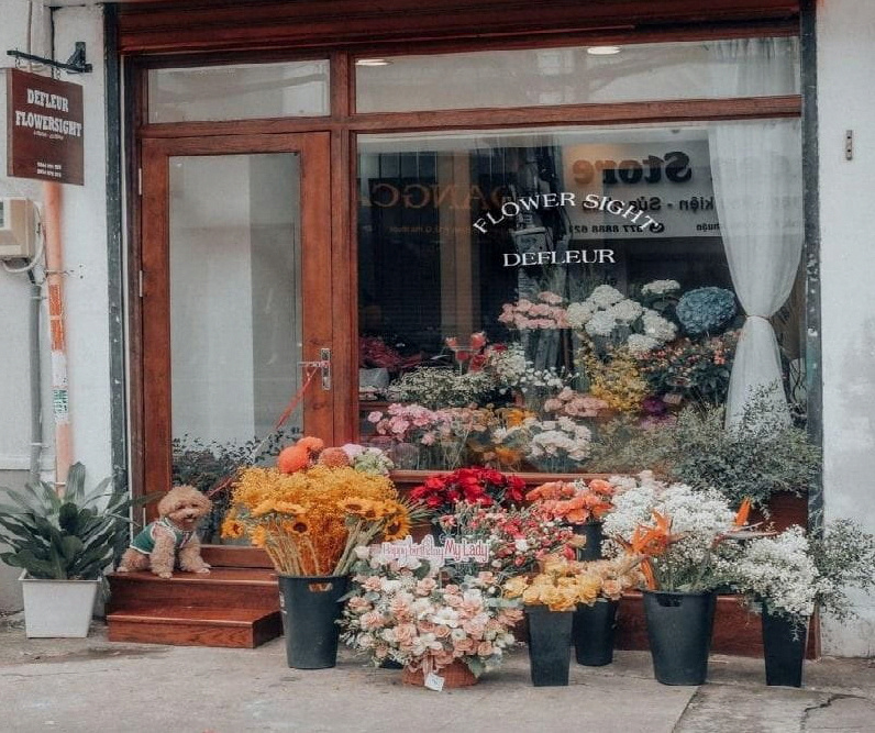 Một góc nhỏ tại Flowersight