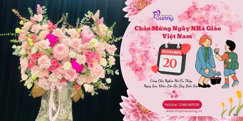 Mẫu hoa tươi đẹp và dịch vụ điện hoa uy tín từ Shop Hoa Sunny