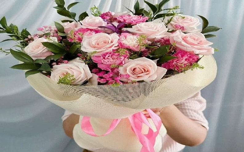 Mẫu bó hoa tươi tại Hoa Lá Flower.