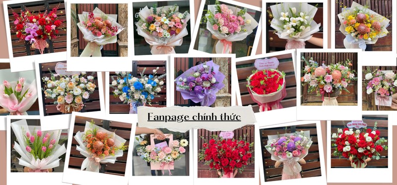 Không gian trưng bày của Aime Studio - Shop hoa tươi nghệ thuật tại quận Nam Từ Liêm Hà Nội