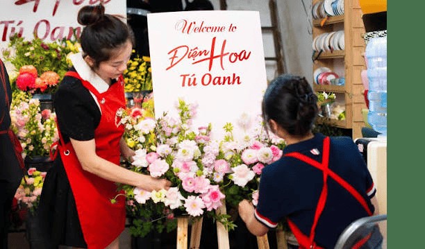 Hình ảnh hoa tươi trang trí từ Điện Hoa Tú Oanh quận Thanh Xuân