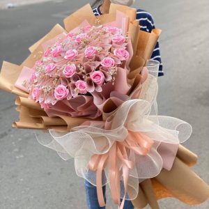 bó hoa tiền