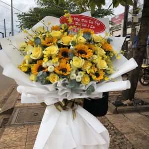 Bó Hoa Tươi Màu Vàng