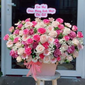 giỏ hoa , giỏ hoa đẹp