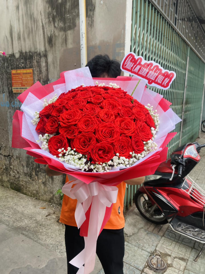 bó hoa 14/2, bó hoa 14/2 đẹp
